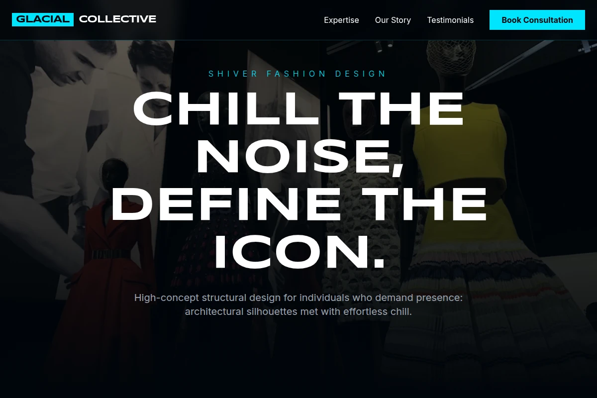 Premium Fashion Design Website Design